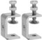 sourcing map 2Pcs Stainless Steel C Clamps 55mm Wide Jaw Opening Small Metal U Clamp for Woodworking Welding Building Household Mounting