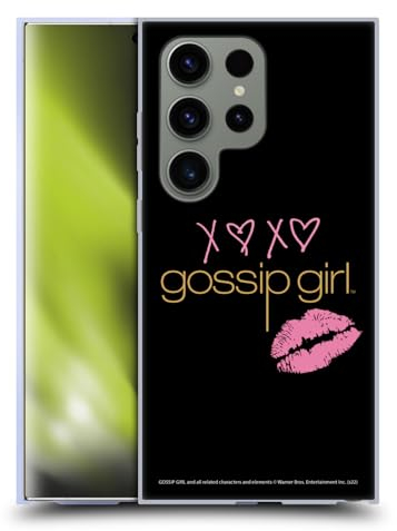 Head Case Designs Offizielle Gossip Girl XOXO Graphics Soft Gel Handyhülle Hülle kompatibel mit Samsung Galaxy S24 Ultra 5G