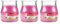 Pack de 3 Velas Aromáticas en Vaso de Yogurt de Cristal Reciclable - 24h de Duración，Cera Vegetal Perfumada, Fabricadas en España, 7x6cm (Explosion Floral)