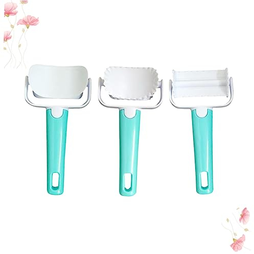 VINTORKY 3 Piezas molde galletas rodante palillero cerámica cortadores galletas circulares accesorios cocinita galletero cortador fondant fabricante moldes ronda