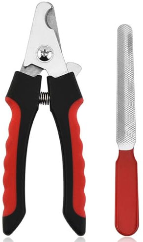 Nail Clippers for Dogs with Quick Sensor and Safety Lock Easy-to-Cut Pets Nail Cutter Non Slip Handles for Large and Medium Breeds Pet Nail Clipper for Pets Dog Cat