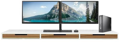 Dual Monitor Trading Setup - EliteDesk 800 G2 SFF PC - Intel Core i5 i7 6th Gen, Upto 1TB SSD, Windows 11 Pro OS With 2 x 23 Matching HD 1080p (Renewed) (i5 6th Gen - 16GB DDR4 RAM - 1TB SSD)