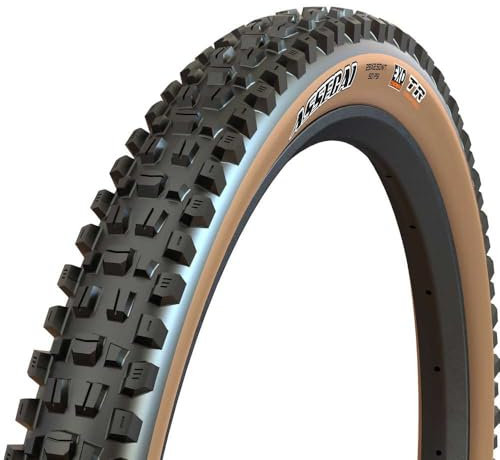 Maxxis Pneu Assegai-29x2.60 (Wide Trail) -TR. Souple-Exo/Tubeless Ready/Tanwall Neumático MTB, Bronceado, 29x2.60 WT