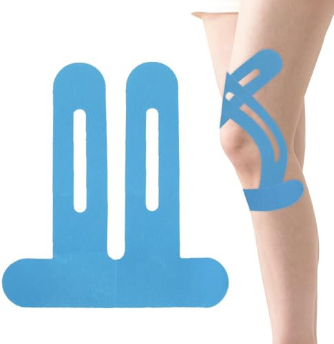 Kinesiotapes Vorgeschnitten 10Stück Kinesiologie Tape Wasserdichtes Kinesio Tape Elastisches Sport Tapes Knie Tape Kinesiology Tape zur Muskel Gelenkunterstützung, Fällt Nicht Leicht Ab, Physio Tape