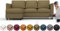 Bezug für Vimle-Sofa mit Chaiselongue (Reißverschluss-Modell), Ersatz-Schonbezug, strapazierfähig, 12-teilig, weicher, strapazierfähiger, waschbarer Stoff, leicht zu reinigen und zu ersetzen (Krone,