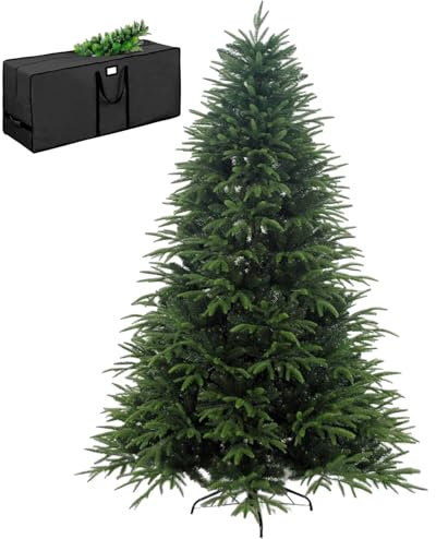 Marvin Albero di Natale Effetto Realistico Richiudibile Arizona, Apertura ad Ombrello, Facile da Montare, Decorazioni Natalizie, Folto Verde Ignifugo, con Borsone (180 CM)
