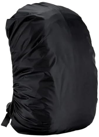 HESHUYAN Regenschutz Rucksack Portable Outdoor Backpack Rain Cover 210D Nylon Mountain Bag Waterproof Covers Multifunction Backpack Water Shield for Climbing Rucksack Regenschutz(Noir)