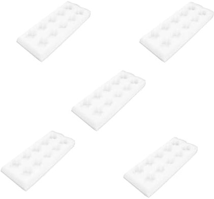 UKCOCO 5pezzi Vassoio Per Uova in Perle Da Posti Contenitore Per Uova Gallina Senza Scatola Cartone Bianco