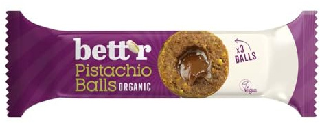 Fruchtbällchen mit Pistazienfüllung, Bio, 3×15 g, Bett'r