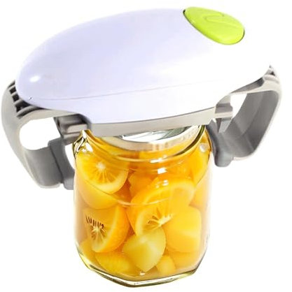 Ouvre-bocal électrique, outil automatique One Touch pour les mains faibles, les personnes âgées souffrant d'arthrite, gadget de cuisine puissant et résistant pour les mains libres