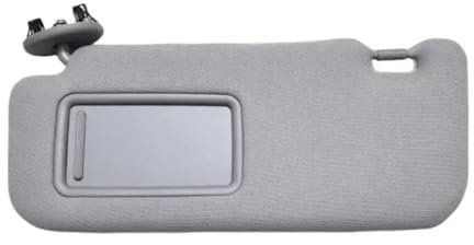 DZSJUNCHENSM Parasol Coche para Toyota para Auris para Corolla 2008-2013 Parasol Interior Coche con Espejo Gris Beige Parasol Izquierdo Derecho Lado Conductor Pasajero Parasol Luna Coche(Grey Left)