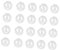 SEWACC 100 Stück Glaskugel Anhänger Glaskugel Accessoire Ohrringe Herstellungsmaterial Hohlglas Accessoire Schmuckherstellungs Accessoire Glasschmuck Accessoire Loch Glaskugel