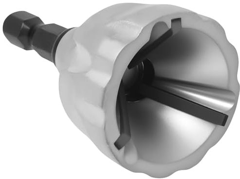 Herramienta de desbarbado de 3 a 19 mm, acero hexagonal, herramienta de desbarbado, alta dureza e inoxidable, herramienta de desbarbado de metal para biselado exterior, tubos, tornillos