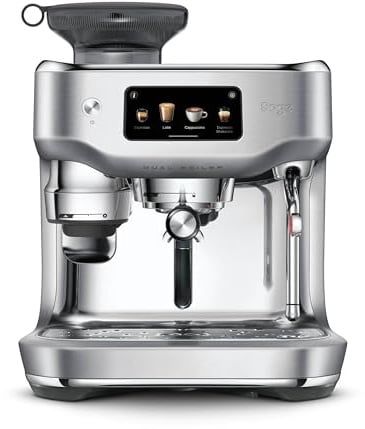 Sage The Oracle Dual Boiler, Kaffeemaschine mit Manuellem, Edelstahl | Kaffeemaschine mit Manuellem und Automatischem Milchaufschäumer, 45 Mahlgradeinstellungen, 16 Voreinstellungen inkl. Espresso