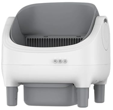 Cat Toilet, Automatic Cat Litter Box Pet Sandbox Cleaning Machine Electric Fully Enclosed Cats Toilet Deizing Smart Sandboxes,for Multiple Cats