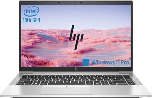 HP EliteBook 840 G7 Business Laptop Notebook da 14 pollici, Intel Core i5-10210U, 16 GB RAM, SSD da 512 GB, tastiera QWERTY Windows 11 Pro (ricondizionato)