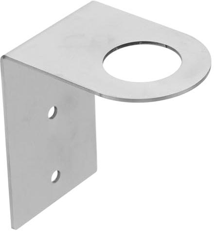 BESPORTBLE Support Distributeur Savon Mural Inox Sans Perçage pour Gel et Savon à Main, Argent, Moderne, Salle de Bain, Porte-Bouteilles Adhésif, Gain de Place