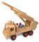 Fagus 10.48 Holz Feuerwehr Spielfahrzeug, Holz Farbe, 40 cm