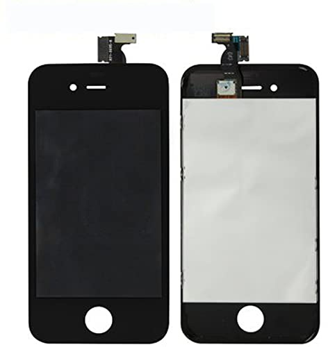 DN Ricambio Parts Glass Display Vetro + Touch Screen Retina + LCD Orig. per iPhone 4S Nero