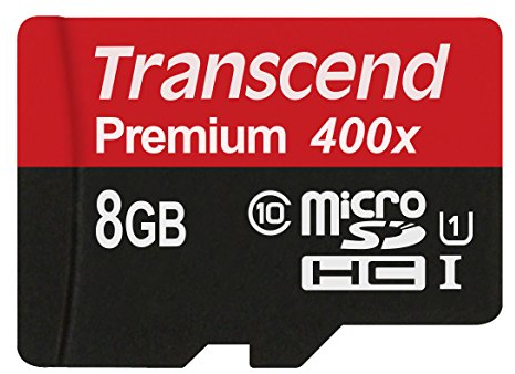 Transcend 8GB microSDXC/SDHC Class 10 UHS-I (Premium) Memory Card