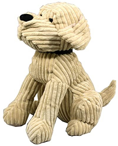 Large Gold Dog Doorstop - 35cm