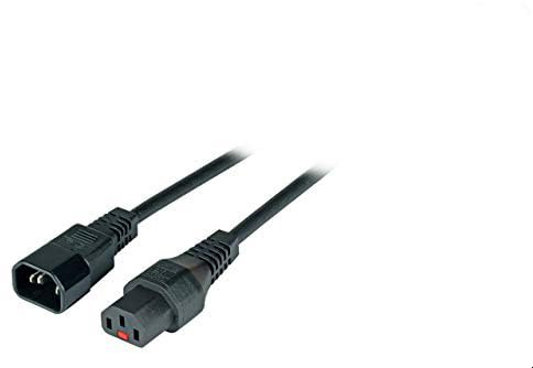 EFB-Elektronik EK601SW.3 Cable DE TRANSMISIÓN Negro 3 M C14 ACOPLADOR C13 ACOPLADOR