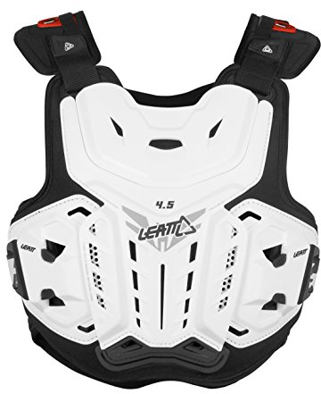 Leatt Motorrad Schutzgeschirr mit weichen belüfteten 3D Airfit Anti-Impact Schaumstoffeinsätzen Taglia unica weiß