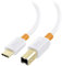 Cable Matters Cavo Stampante USB C (Cavo USB C a USB B, Cavo USB B a USB C) in Bianco 2m
