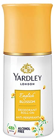 Yardley English Blossom Deodorant Roll On, 50 ml
