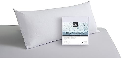 Tural - Wasserdichter und atmungsaktiver Kissenbezug. Kopfkissenbezug/Kopfkissenschoner Frottee aus 100% Baumwolle. Größe 40x60cm