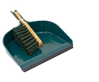 Bentley Industrial P0014G/SET Heavy Duty Dustpan with a Stiff PVC Hand Brush Se