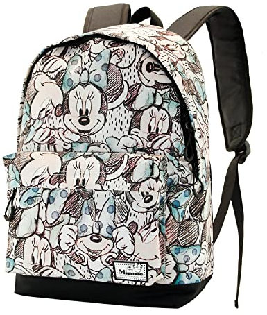 Minnie Maus Drawing-FAN HS Rucksack, Grau