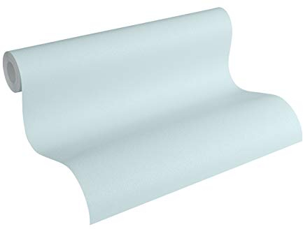 Livingwalls Vliestapete Neue Bude 2.0 Tapete Uni 10,05 m x 0,53 m blau grün Made in Germany 361881 36188-1