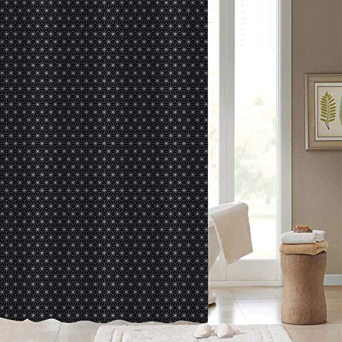 Blue Canyon Starry Night Polyester Shower Curtain