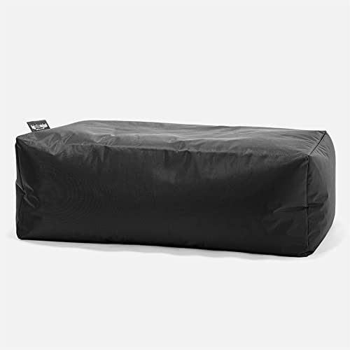 Big Bertha Original, Groß Fußhocker Pouf, Schwarz