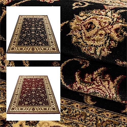 Ayyildiz Teppich-Orientteppich Wohnzimmer Klassische Optik Orientalisch Ornamente, Polypropylen, Rot, 80 X 150