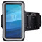 CoverKingz Porta cellulare da corsa per Samsung Galaxy S10 - Porta telefono corsa con tasca portach Galaxy S10 - Portacellulare per correre Fascia braccio smartphone Nera