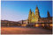 JANDEI - Dekoratives Bild mit LEDs (verschiedenen Bilder) (Kathedrale von Santiago de Compostela 60x40 cm)