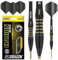 RED DRAGON Clarion Black 24g Tungsten Darts Set with Flights and Stems