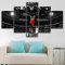 runtooer Bilder Dekorative malerei Spray malerei leinwand malerei 5 stück Lebron James Basketball Leinwand Wandbild, Möbel Art Deco, Rahmen