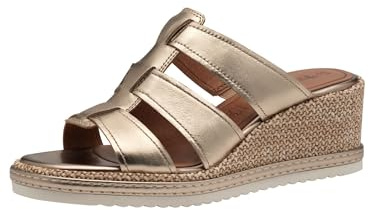 Tamaris Pantolette Damen Keilabsatz metallic,EU 38