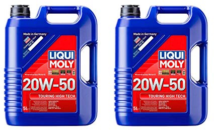 ILODA 2X Original Liqui Moly 5L Motoröl Motorenöl Öl Touring High Tech 20W-50 Oil