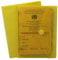 orgaexpert Schutzhülle für Alten Impfpass 160 x 120mm GELB Mappe mit Klettverschluss Impfausweis Impfbuch Hülle Etui Umschlaghülle