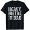Mens Heavy Metal Father Skull Metal Chip Fork Gift T-Shirt