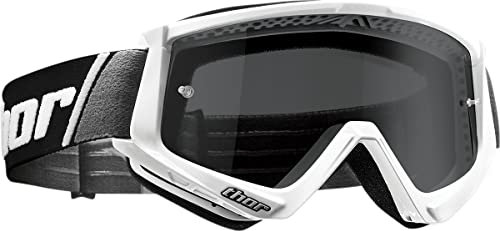 Thor Crossbrille Combat Sand weiss schwarz Motocrossbrille Endurobrille MX-Brille - Enduro Brille Offroad Goggle