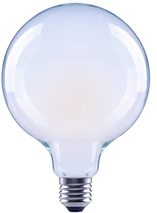 Xavax LED-Filament E27, 1055lm ersetzt 75W Globelampe, matt, warmweiß, dimmbar