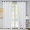 LOFT LIVING Winmate Isolierte Baumwoll-Vorhänge, 101,6 x 213,4 cm, Weiß, 1 Paar