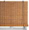 LOLAhome - Persiana Estor Enrollable de bambú Natural de Estilo rústico para Dar Sombra, protección Solar o escurecer Puertas o Ventanas (Natural Tostado, 160X180 CM)