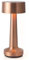 Goliving Nacht-Tischlampe kabellos - Tischleuchte mit Akku - Nachttischlampe - Touch Dimmbar in drei Stufen - Table Lamp über USB-C aufladbar - Roségold