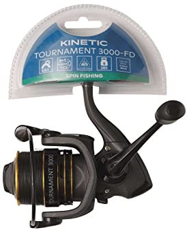Kinetic Turnier 2000-FD Haspel Roll inkl. Schnur 4-Braid